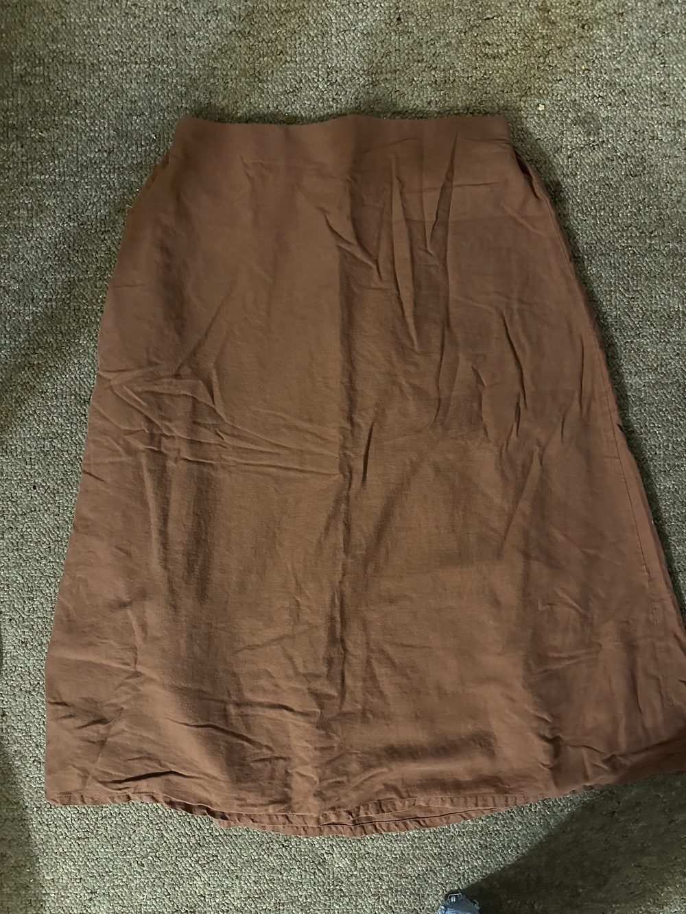 Rachel Zoe Rust-Brown A-Line Skirt